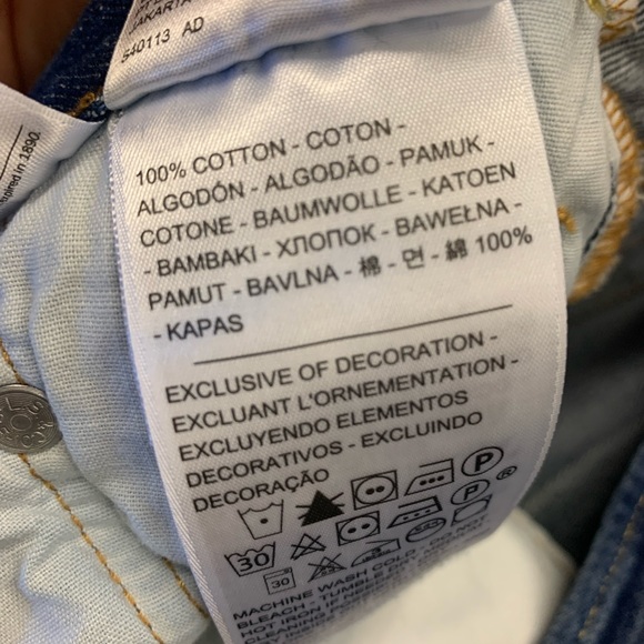 Levi’s 501, 5 button distressed jeans - Picture 8 of 10